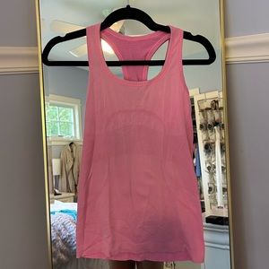 Lululemon swiftly razor back pink